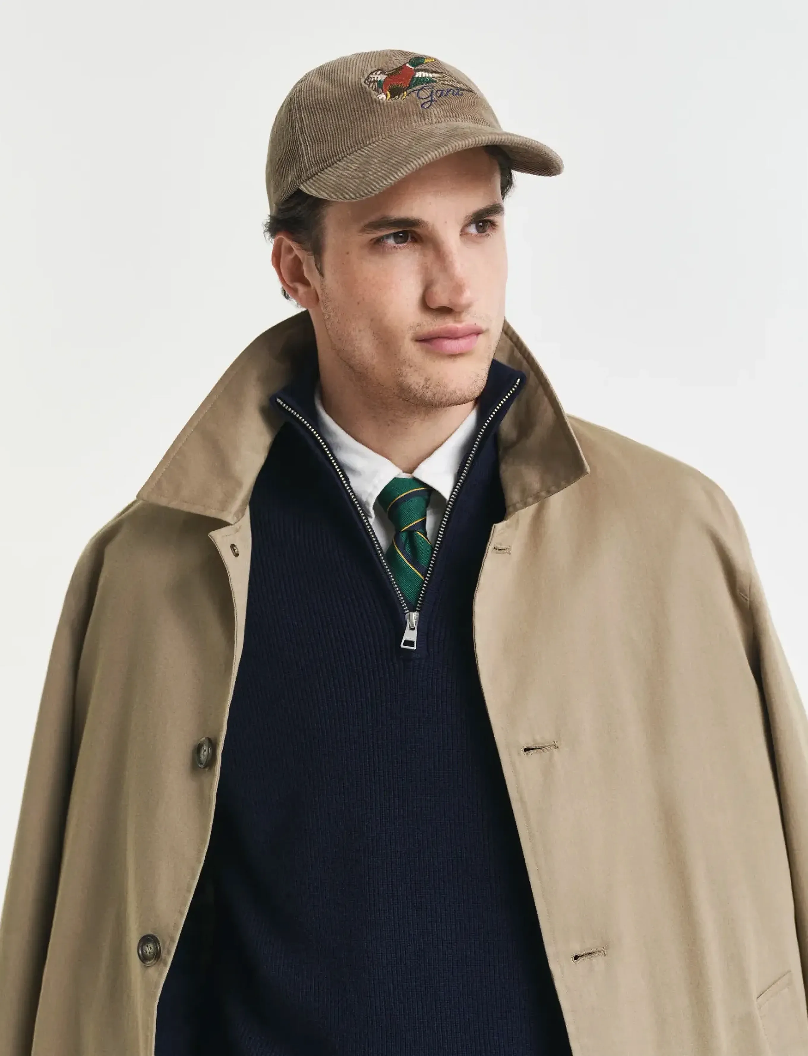Gant GRAPHIC EMBROIDERY WASHED CORD CAP - Nach Anlass kaufen - TAUPE BEIGE / beige