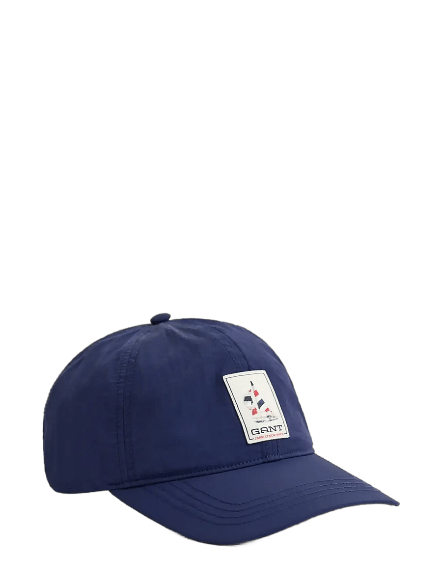 Gant - GRAPHIC CRINKLED CAP - nokamütsid - classic blue - 1