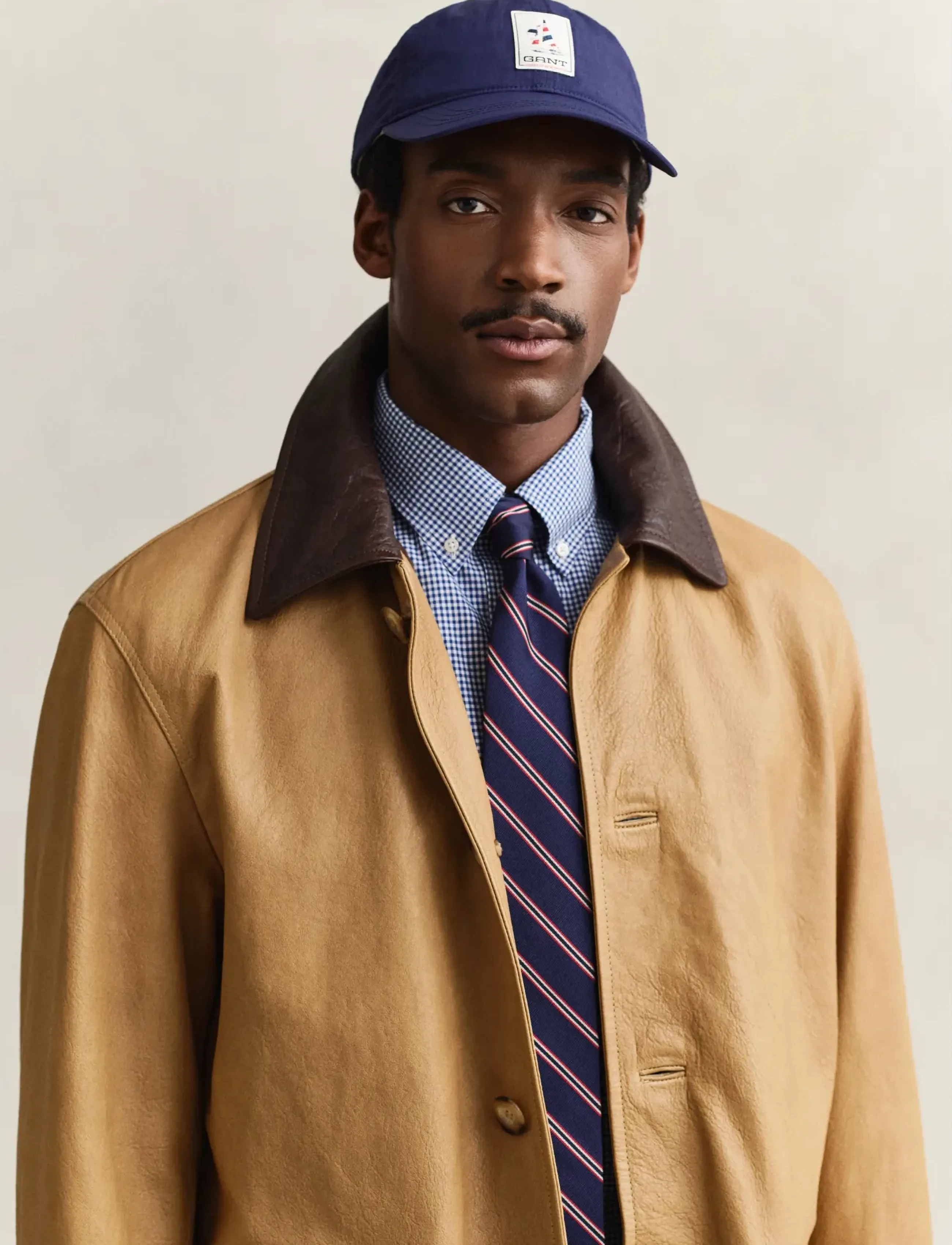 Gant Graphic Crinkled Cap, One Size, Headwear, Marineblau - Caps, Männerswear