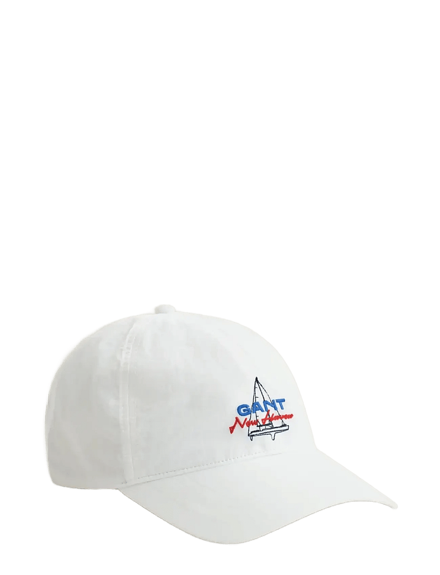 Gant - GRAPHIC CRINKLED CAP - kappen - eggshell - 1