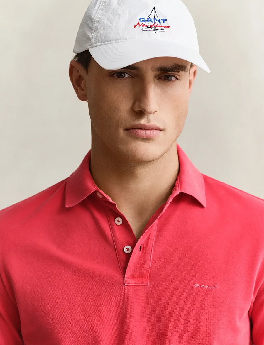 Gant - GRAPHIC CRINKLED CAP - kappen - eggshell - 0