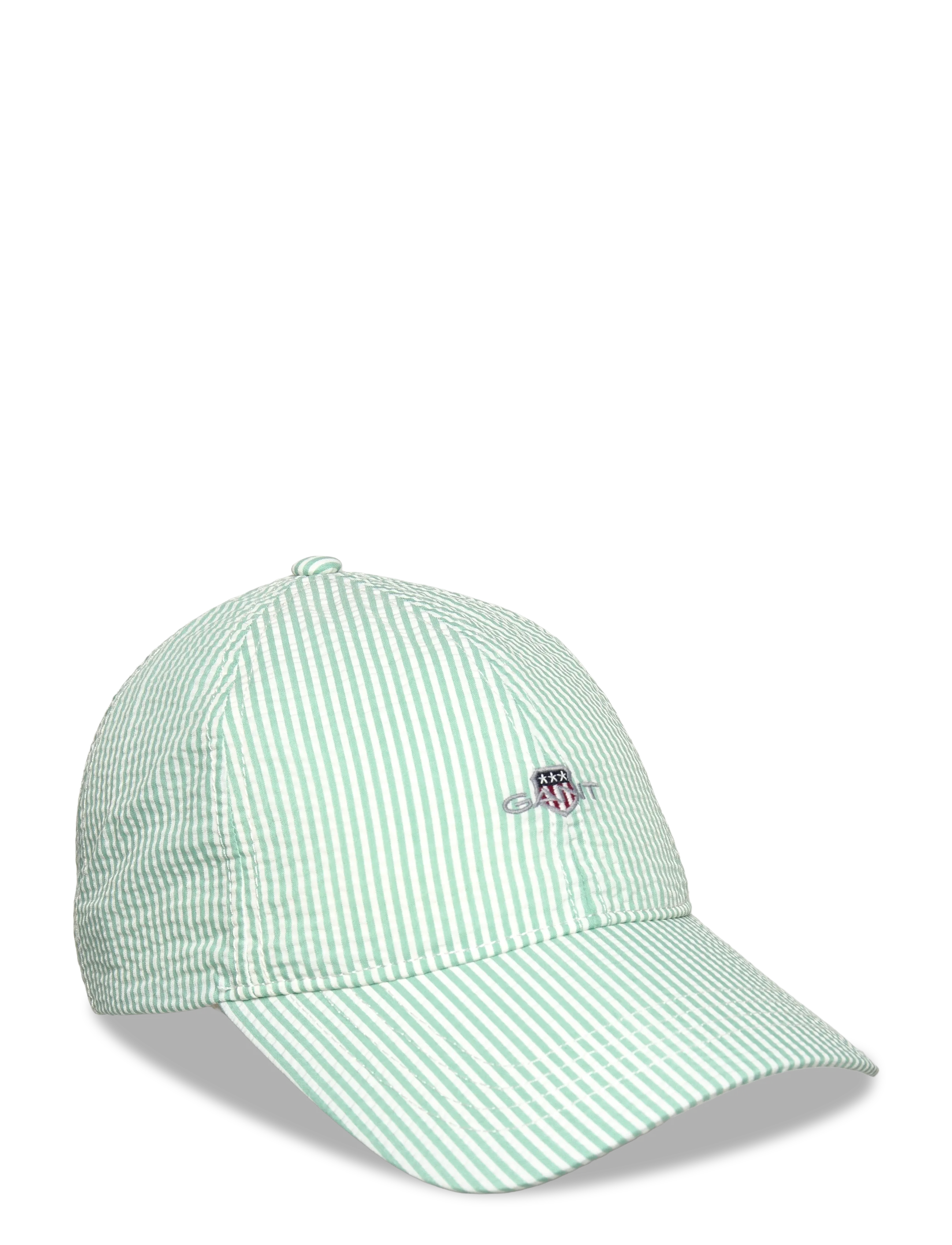 Gant Seersucker Cap, One Size, Headwear, Grün - Caps, Männerswear