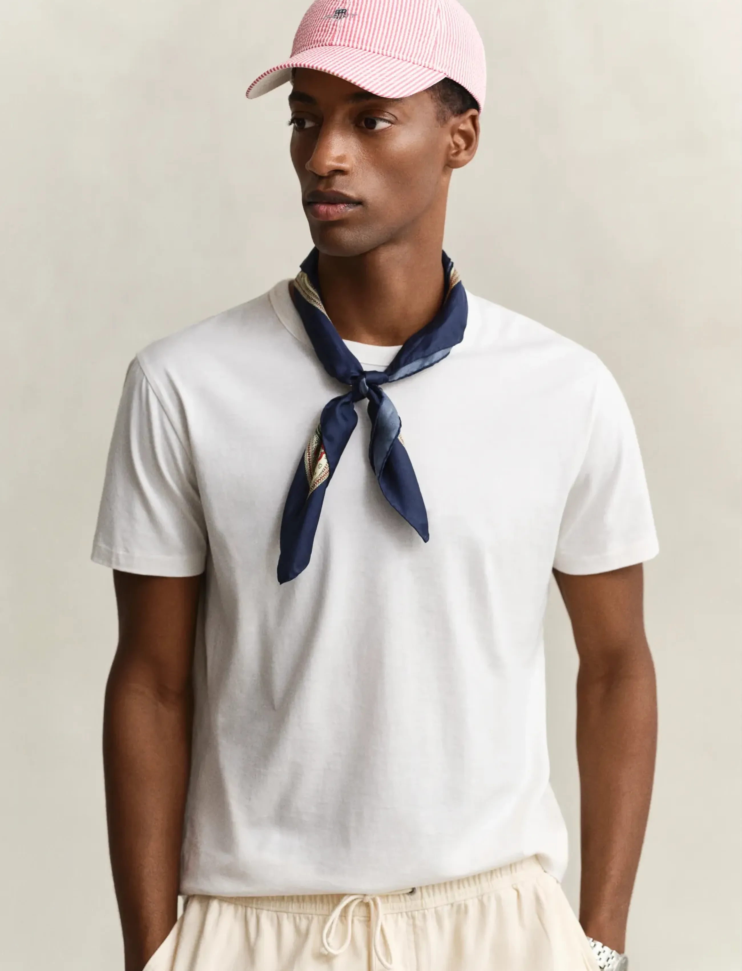 Gant Seersucker Cap, One Size, Headwear, Rot - Caps, Männerswear