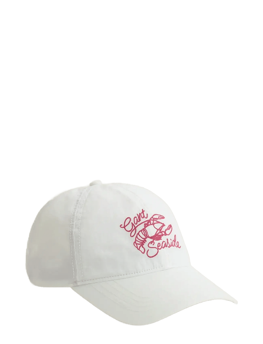 Gant - GRAPHIC CRINKLED CAP - nokamütsid - cream - 1