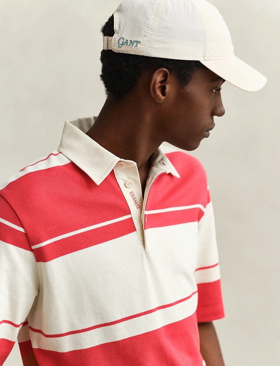Gant - GRAPHIC CRINKLED CAP - caps - creamed white - 0