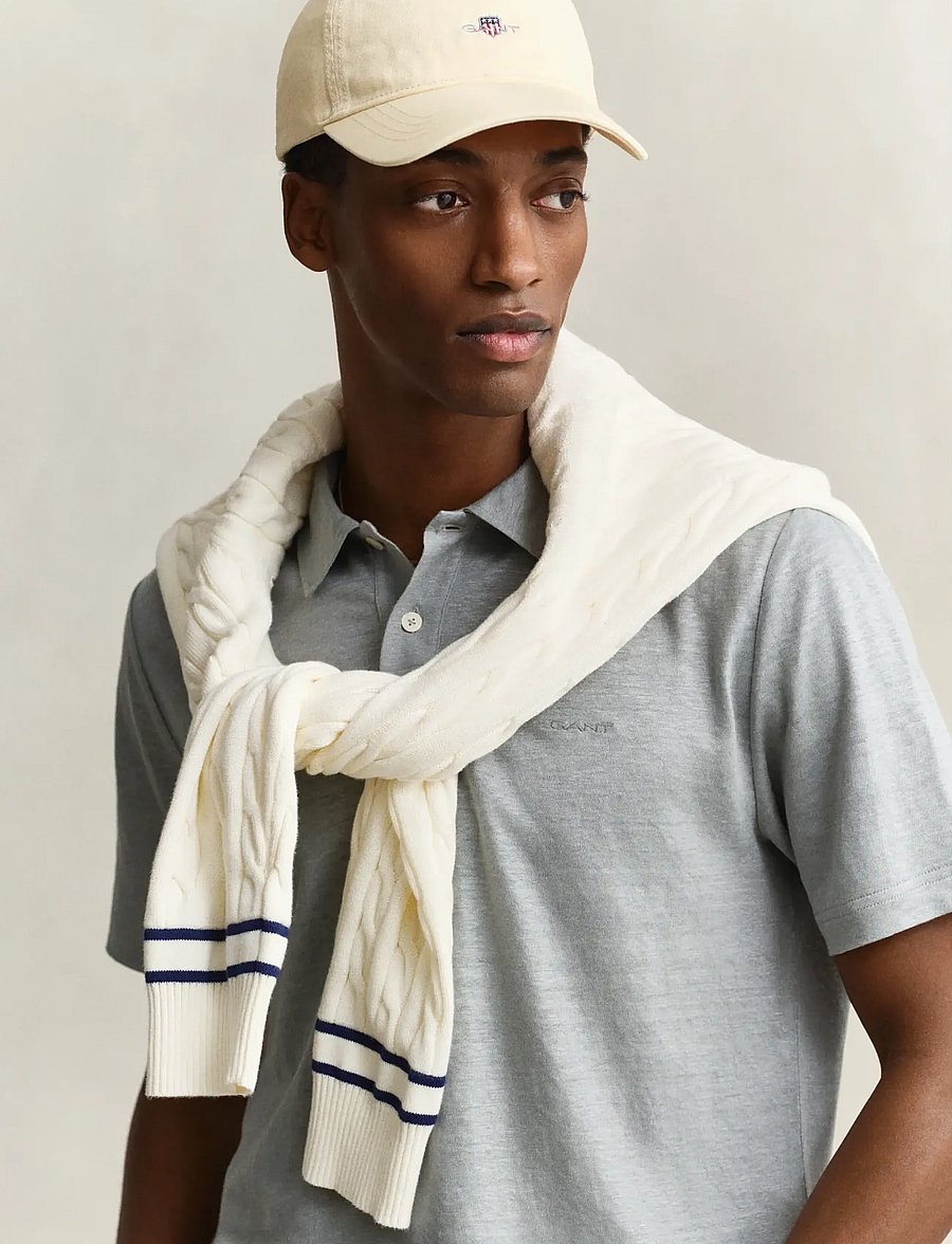 Gant - SHIELD SUNFADED CAP - kappen - vanilla yellow - 0