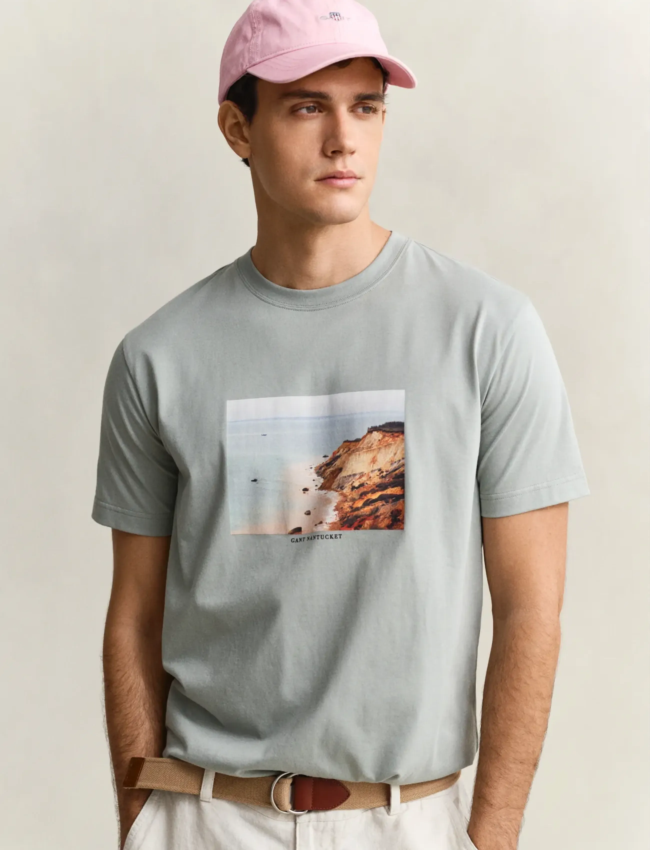 Gant Shield Sunfaded Cap, Mænd, Baseball Cap, Pink, Str: ONE SIZE