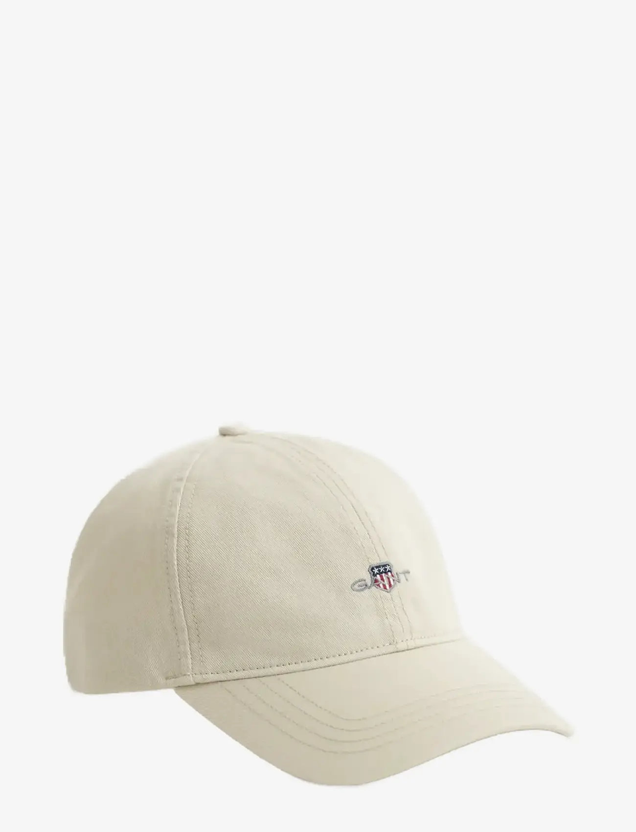 GANT - SHIELD COTTON TWILL CAP - kasketter - putty - 1