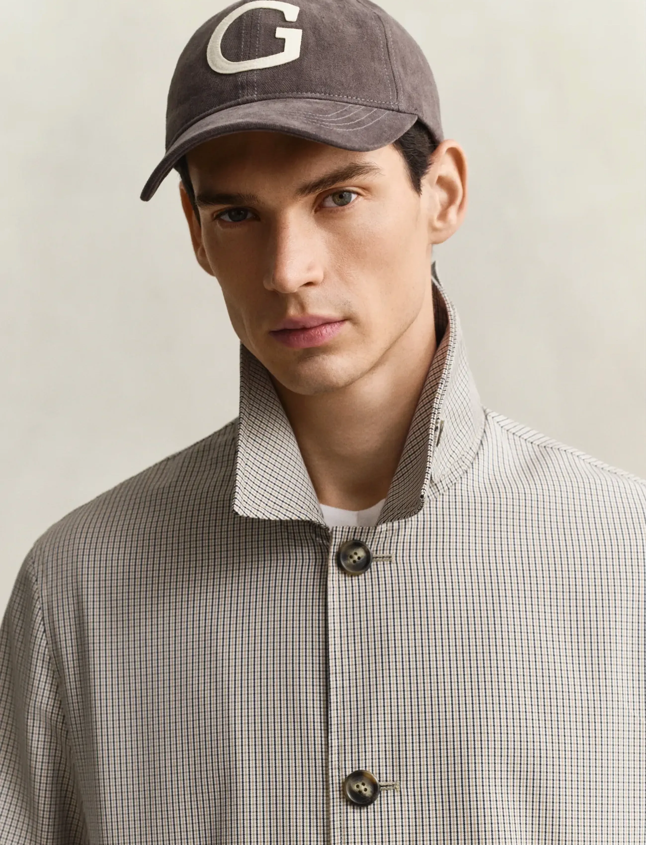 Gant G Badge Cap, One Size, Headwear, Grau - Caps, Männerswear