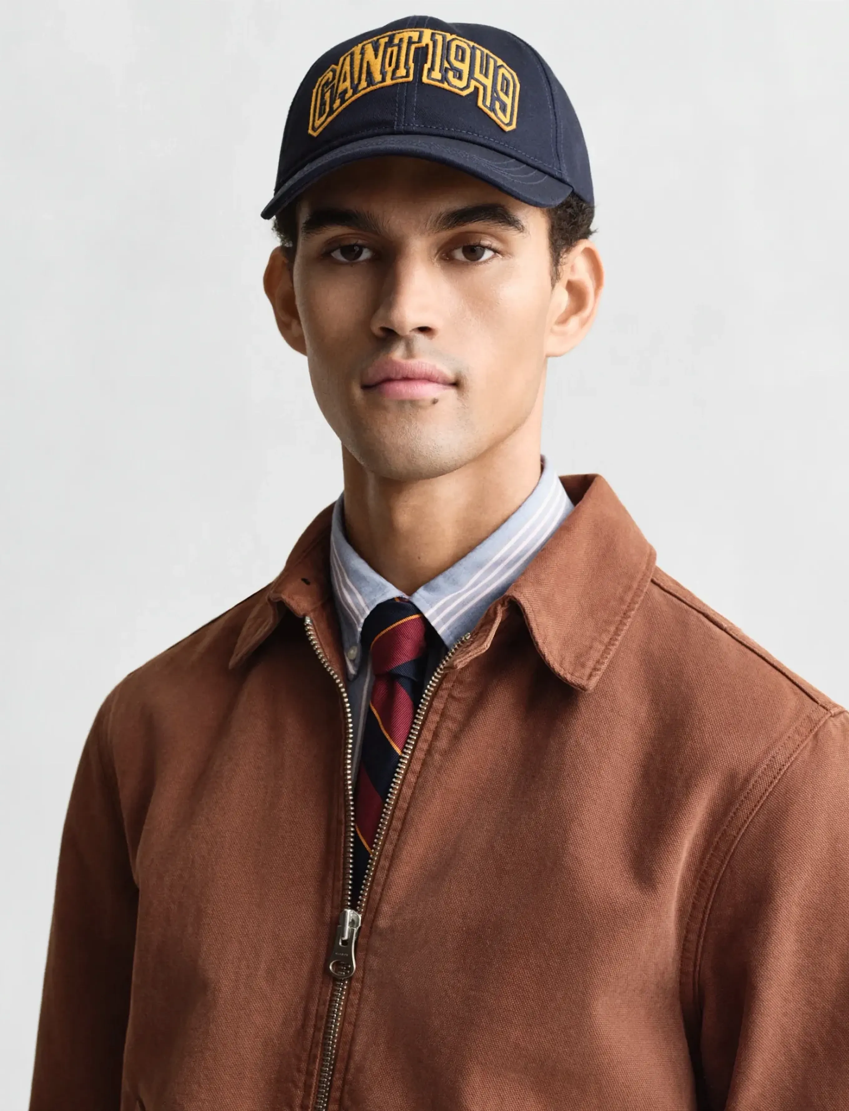 Gant Graphic Cotton Twill Cap, Mænd, Baseball Cap, Navy, Str: ONE SIZE