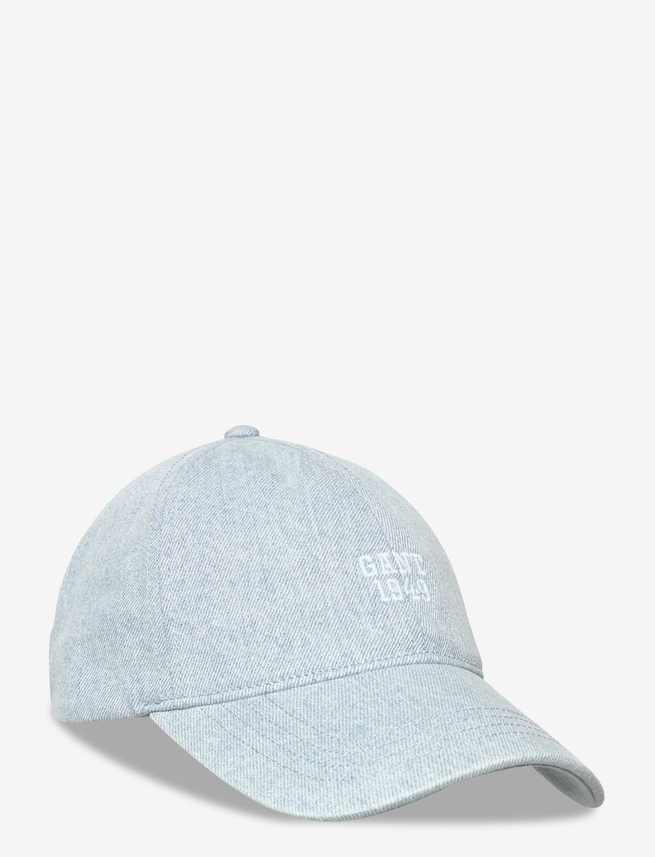 GANT - DENIM CAP - kepsar - light blue worn in - 0