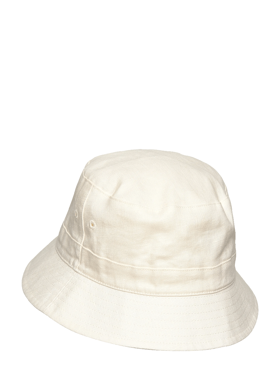 Gant - LINEN BUCKET HAT - Ämber-kübarad - cream - 1