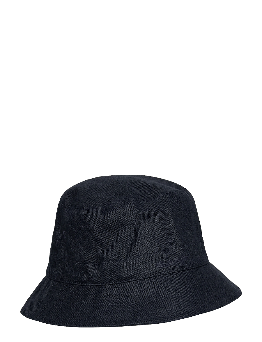 Gant - LINEN BUCKET HAT - bøllehatte - evening blue - 0