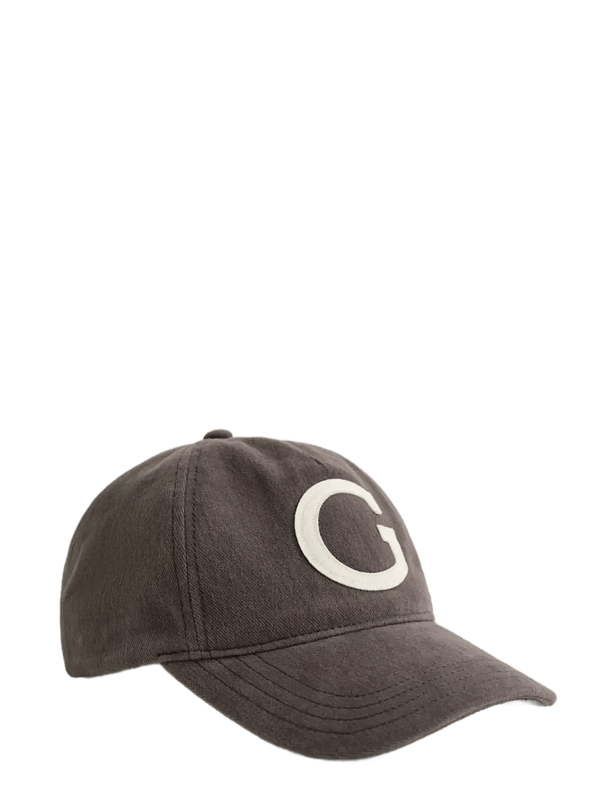 Gant - G BADGE MOLESKIN CAP - kappen - dusky anthracite - 0
