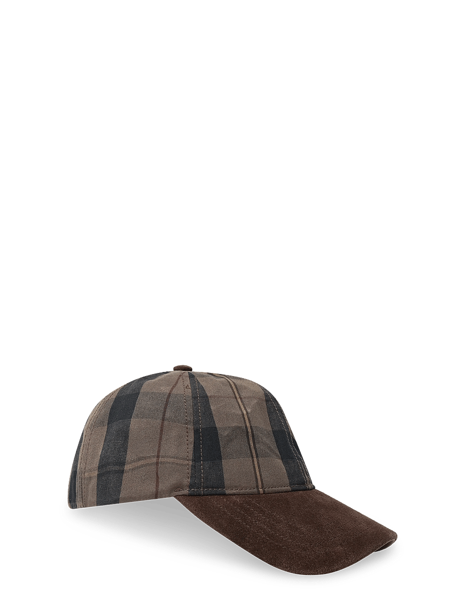 Gant - CHECKED WAXED CAP - kappen - faded taupe - 0