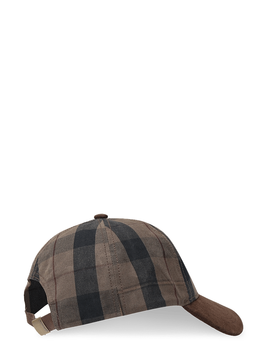 Gant - CHECKED WAXED CAP - kappen - faded taupe - 1