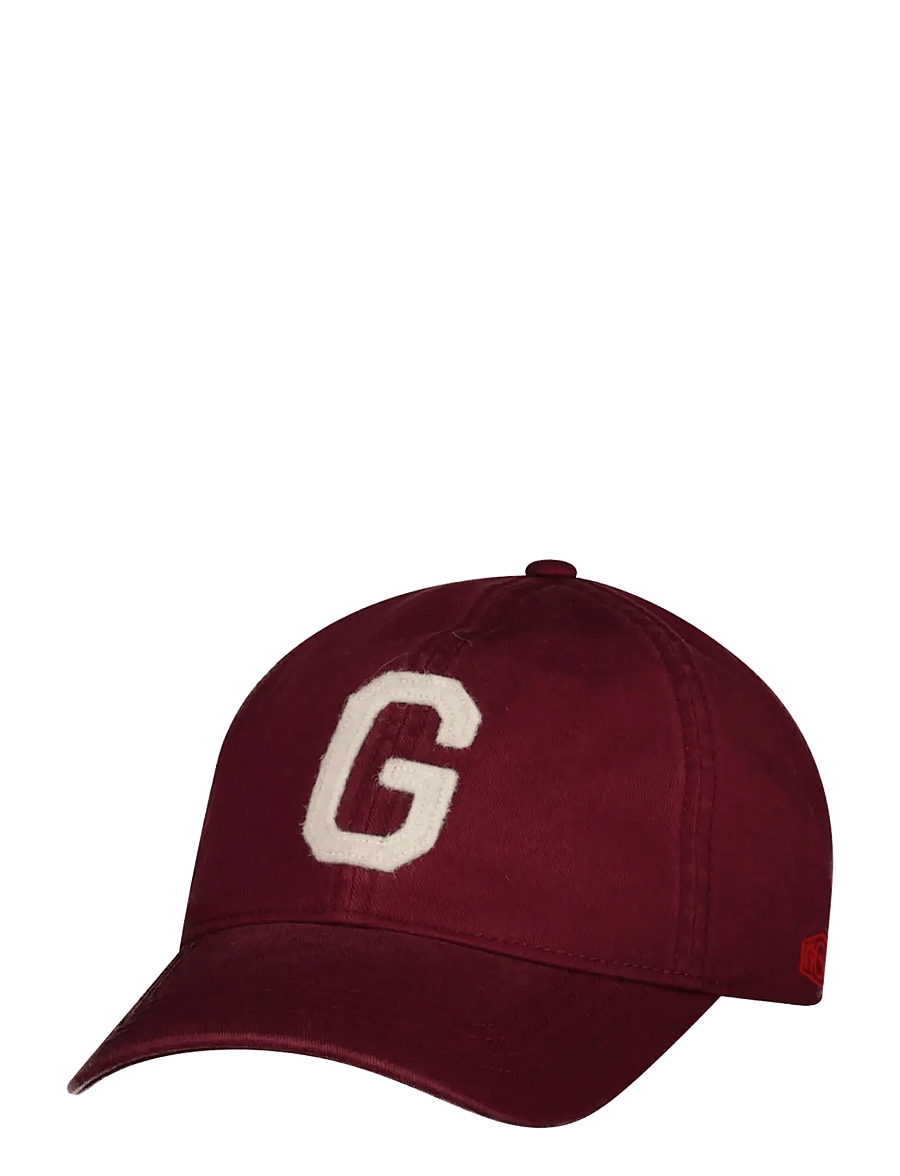 Gant - WOOL APPLIQUE CAP - caps - deep grape wine - 0