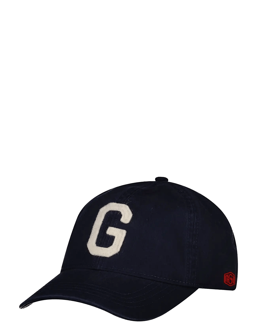 Gant - WOOL APPLIQUE CAP - kappen - evening blue - 0