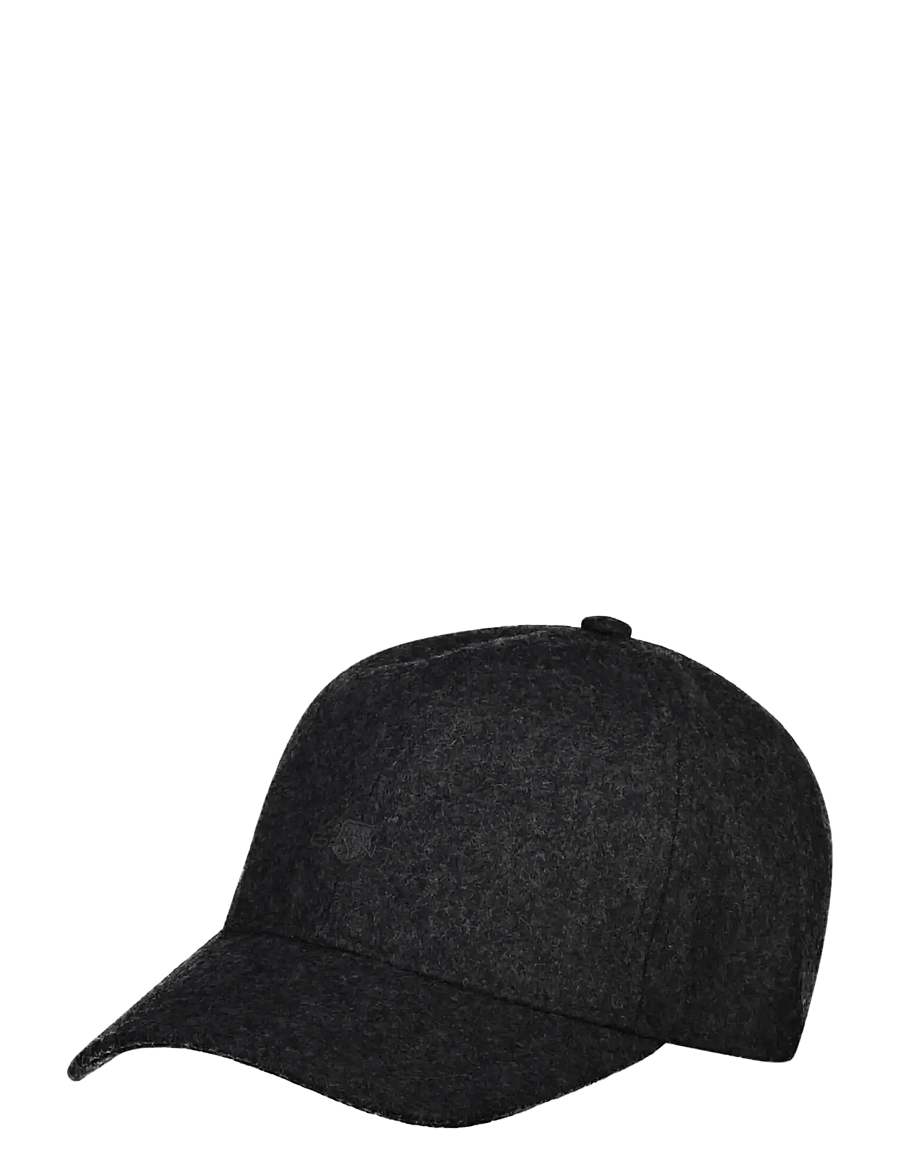 Gant - TONAL SHIELD MELTON CAP - kappen - antracit melange - 0