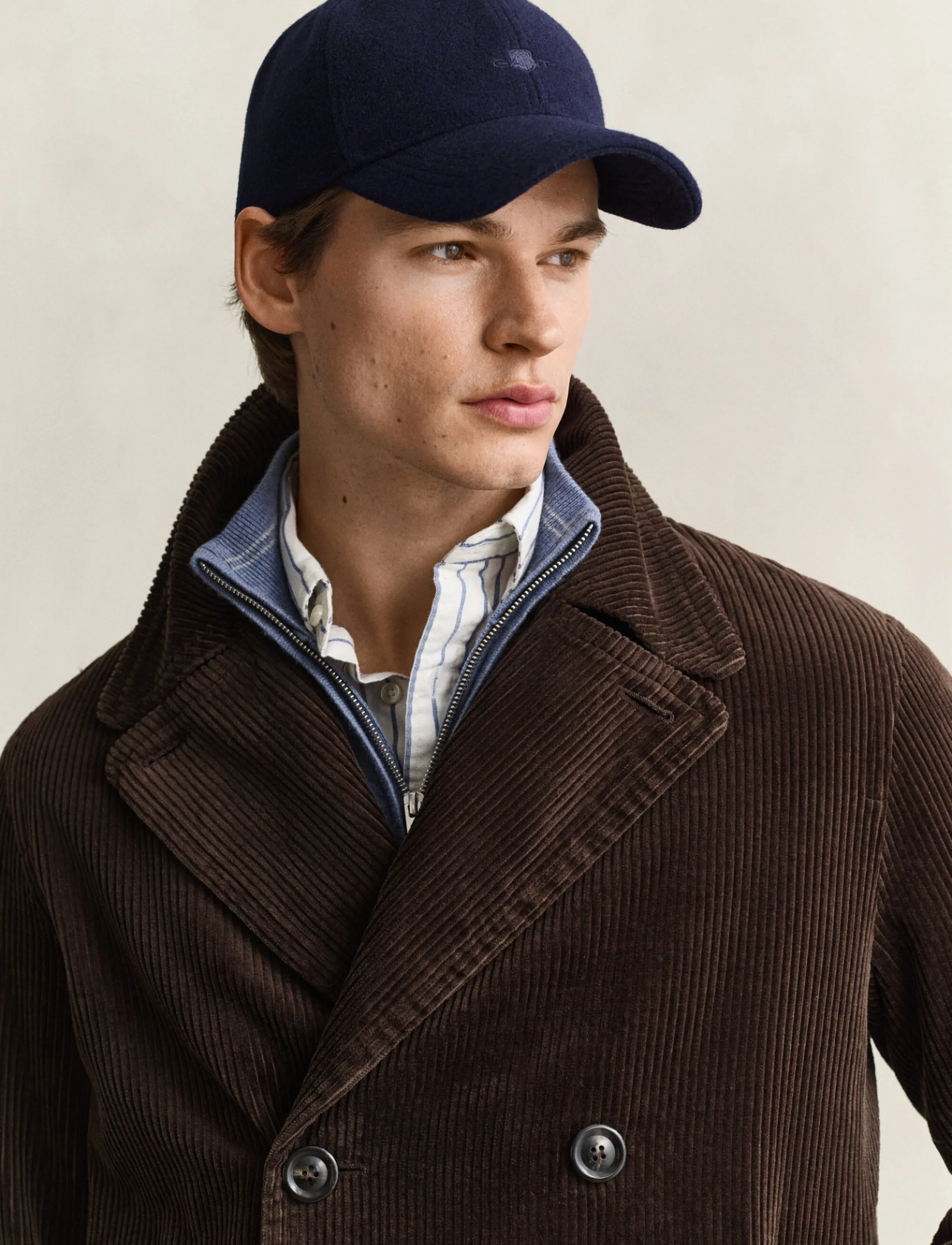 Gant - TONAL SHIELD MELTON CAP - caps - classic blue - 1