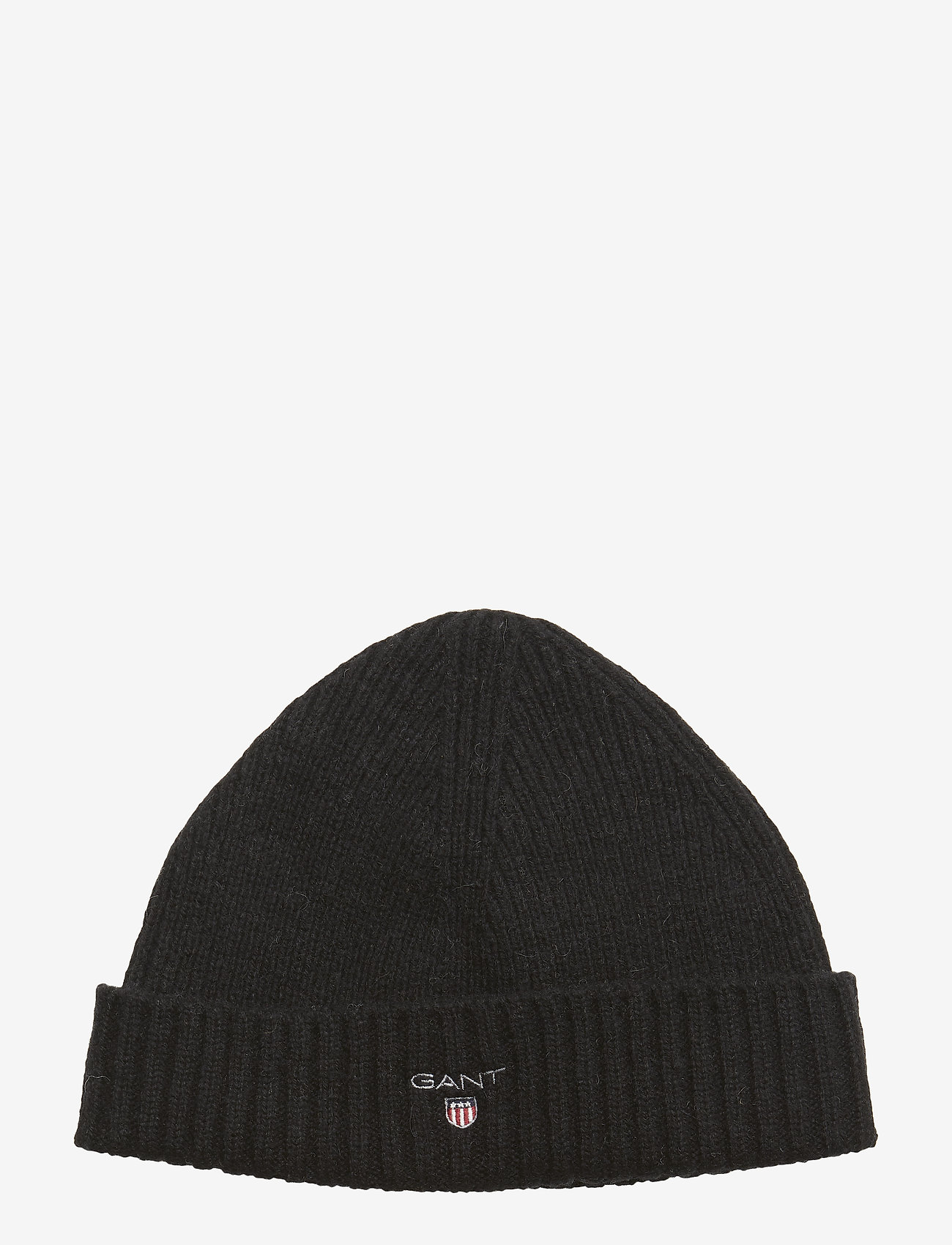 UNISEX. WOOL LINED BEANIE - BLACK