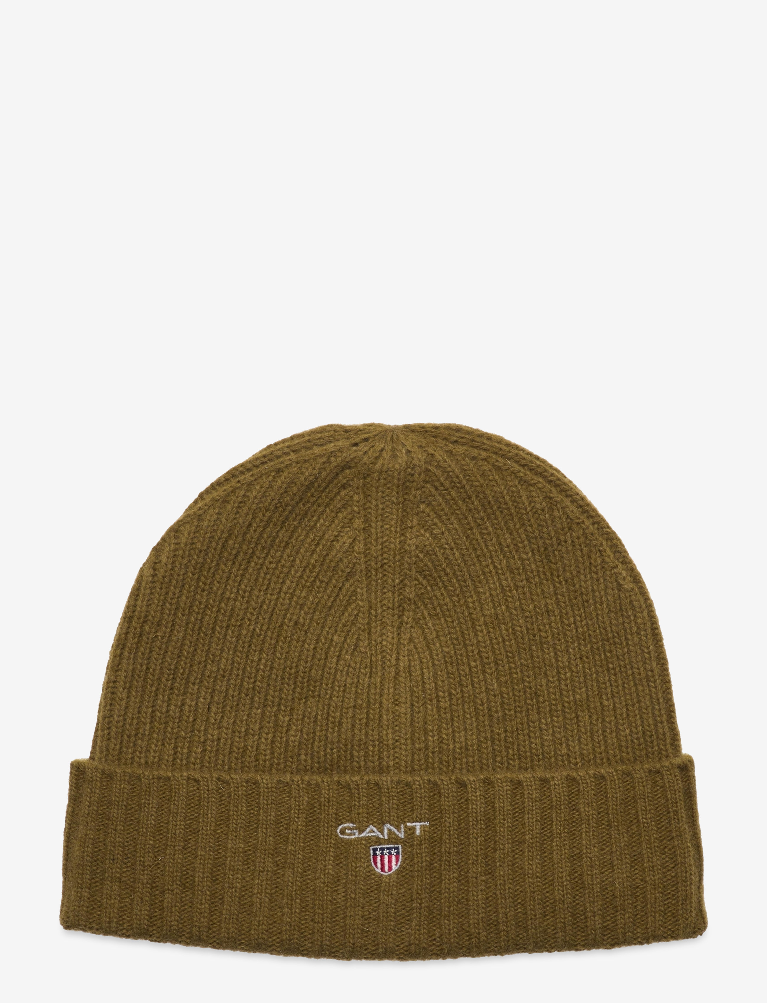 GANT - UNISEX. WOOL LINED BEANIE - dark sage - 1