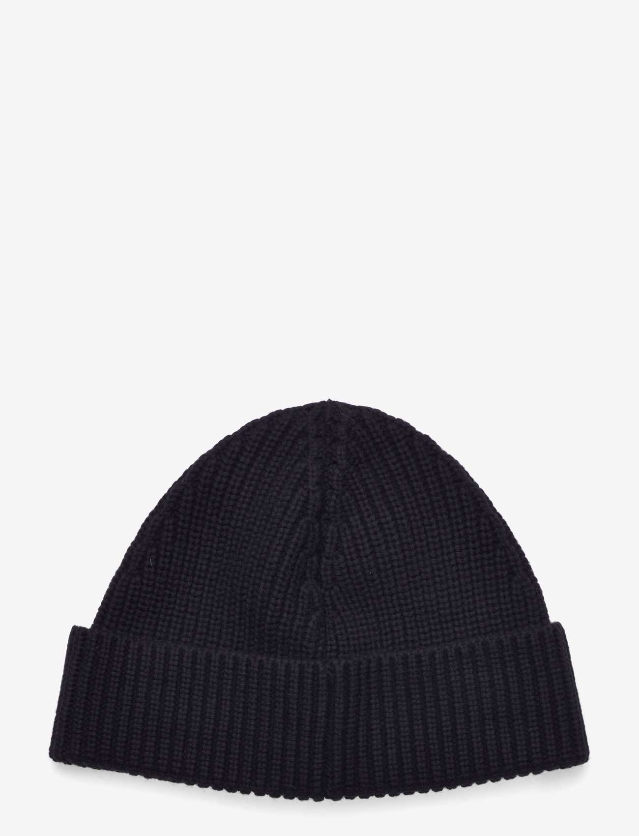 GANT - UNISEX. COTTON RIB KNIT BEANIE - black - 1