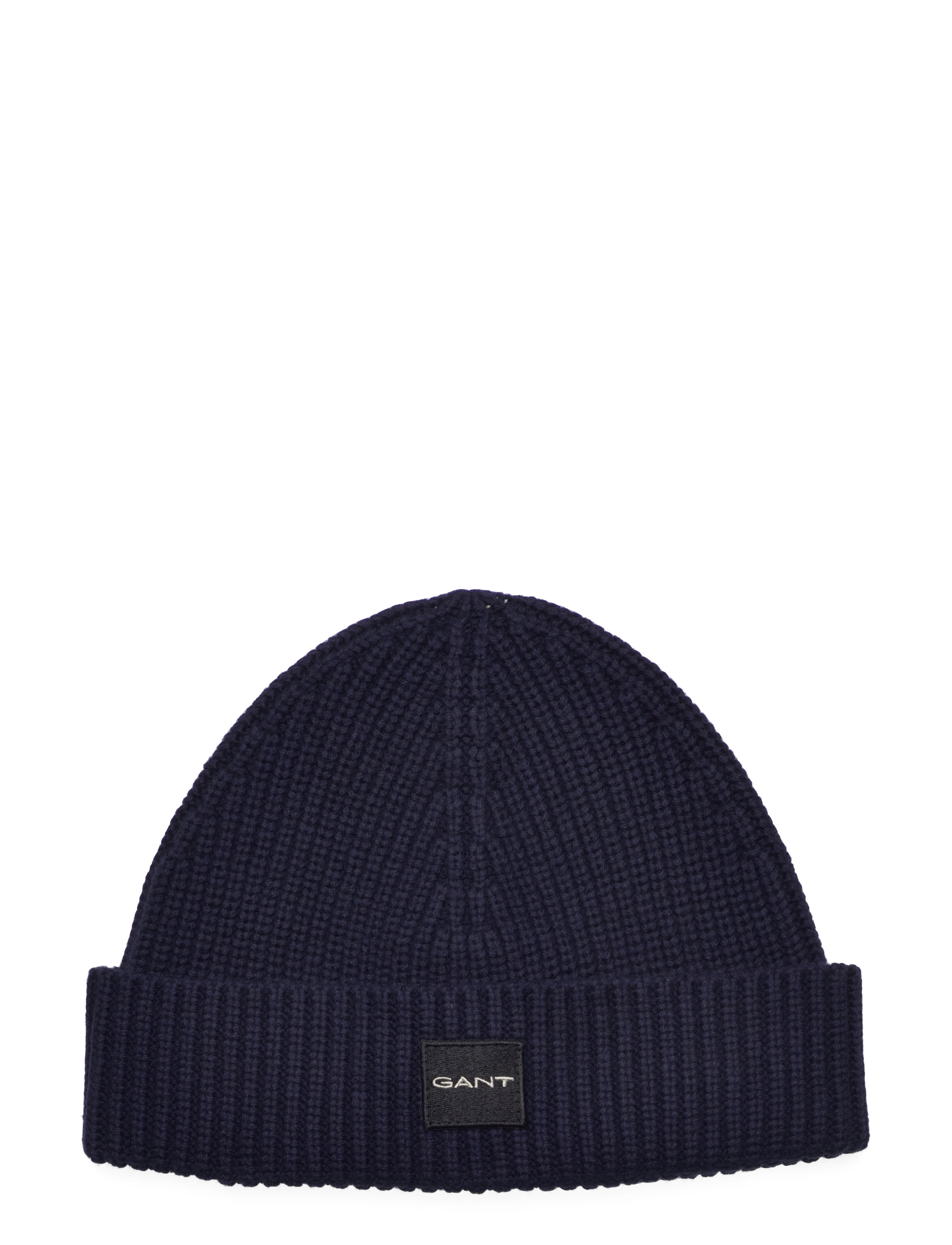 GANT - UNISEX. COTTON RIB KNIT BEANIE - marine - 1