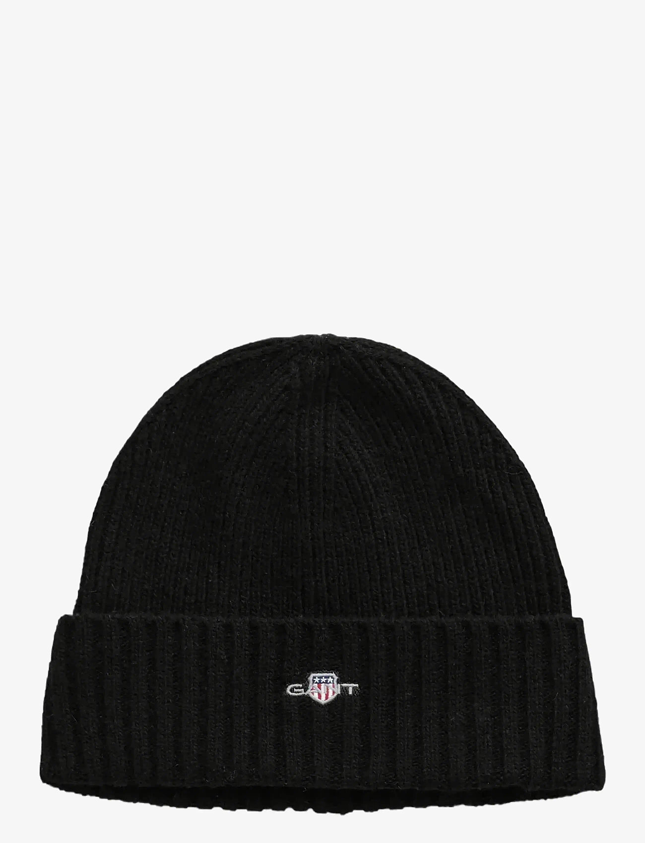 GANT - UNISEX. SHIELD WOOL BEANIE - shoppa efter tillfälle - black - 1