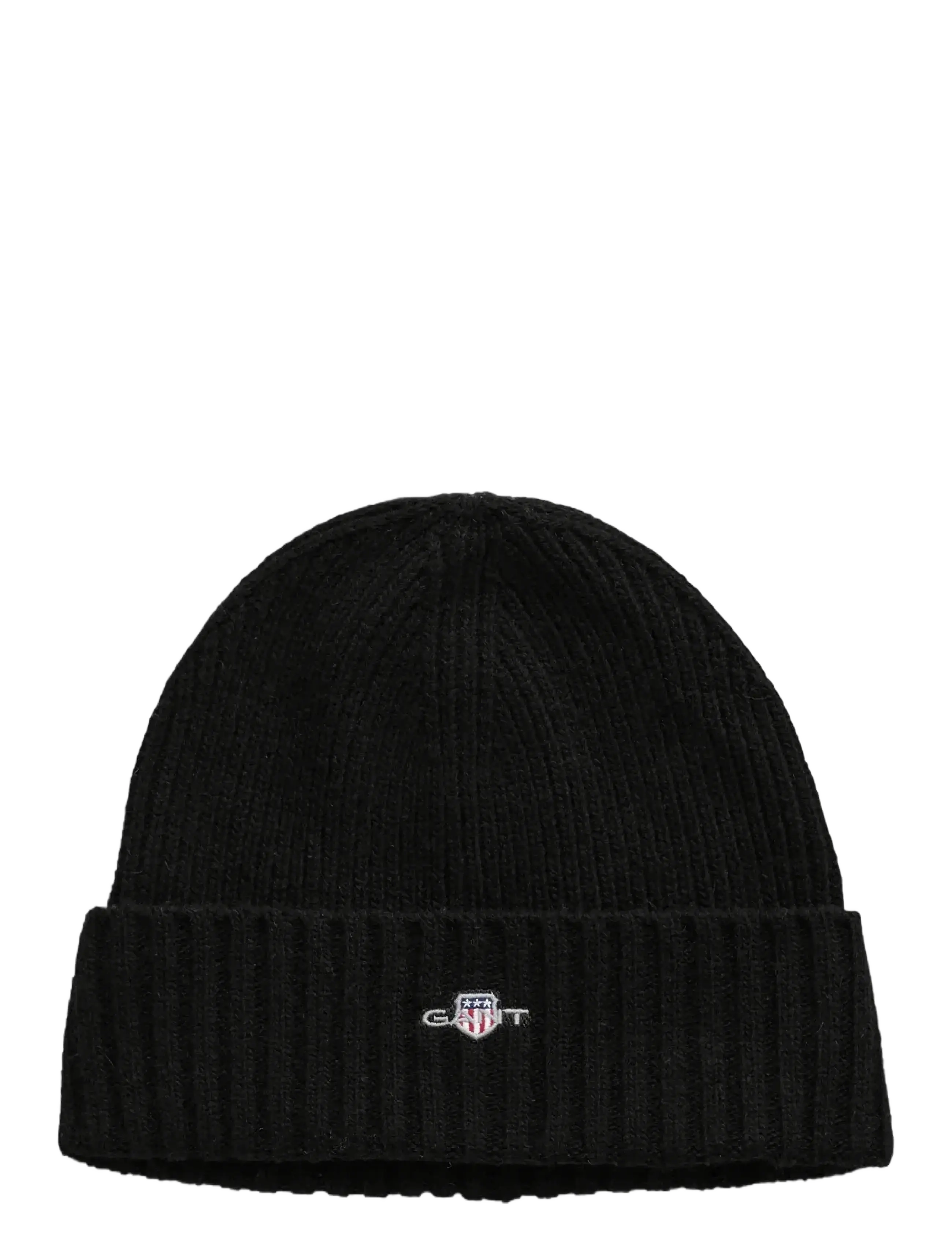 Gant UNISEX. SHIELD WOOL BEANIE - Accessoires - BLACK / black