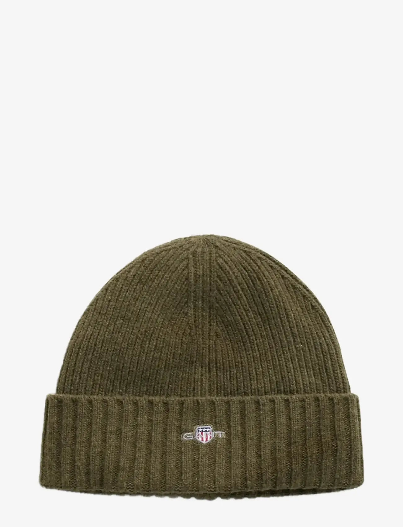 GANT - UNISEX. SHIELD WOOL BEANIE - osta olukorra järgi - juniper green - 1