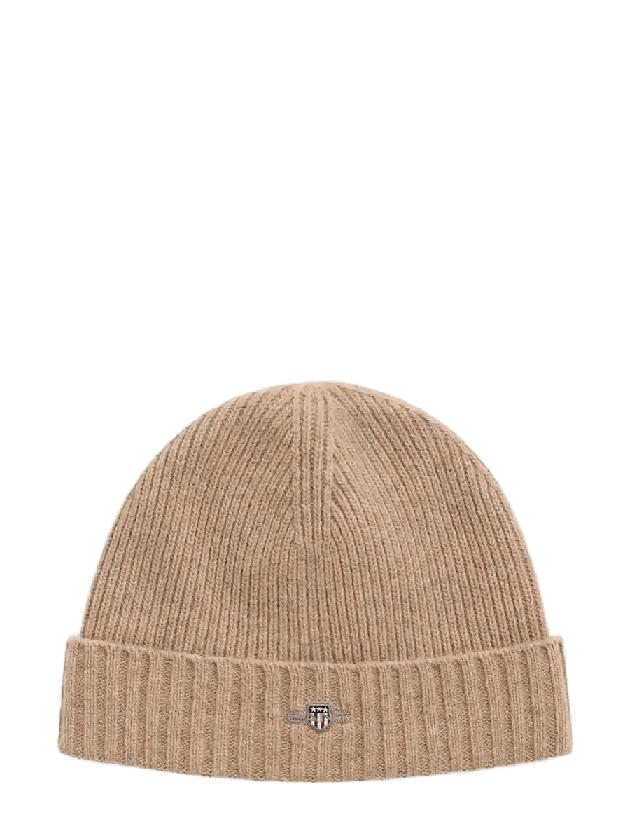 Gant - UNISEX. SHIELD WOOL BEANIE - osta olukorra järgi - khaki melange - 0