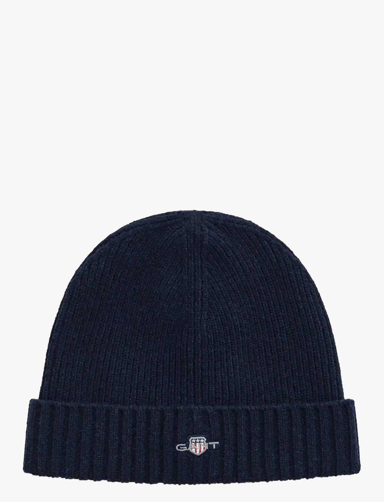 GANT - UNISEX. SHIELD WOOL BEANIE - shoppa efter tillfälle - marine - 1