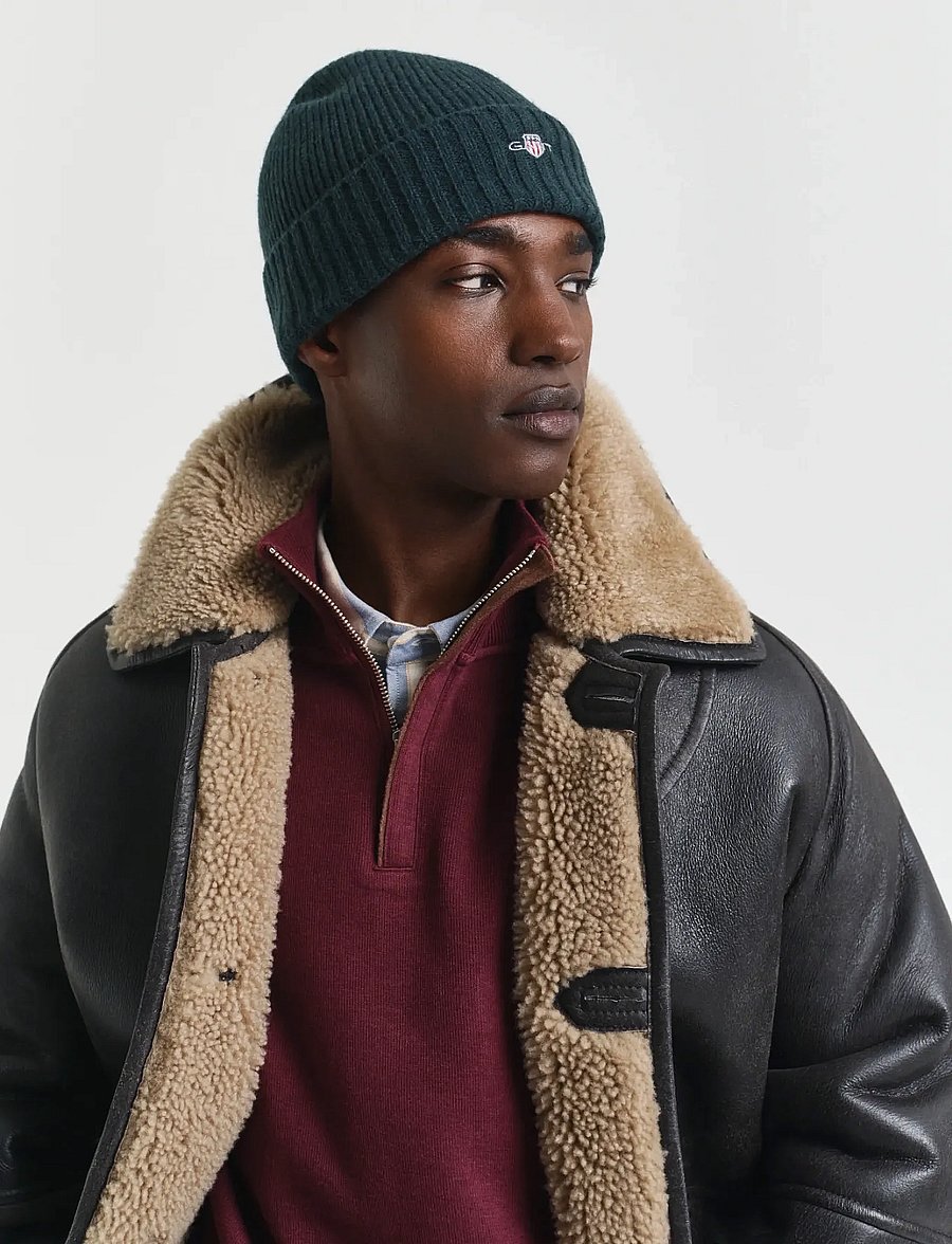 Gant - UNISEX. SHIELD WOOL BEANIE - osta olukorra järgi - tartan green - 0