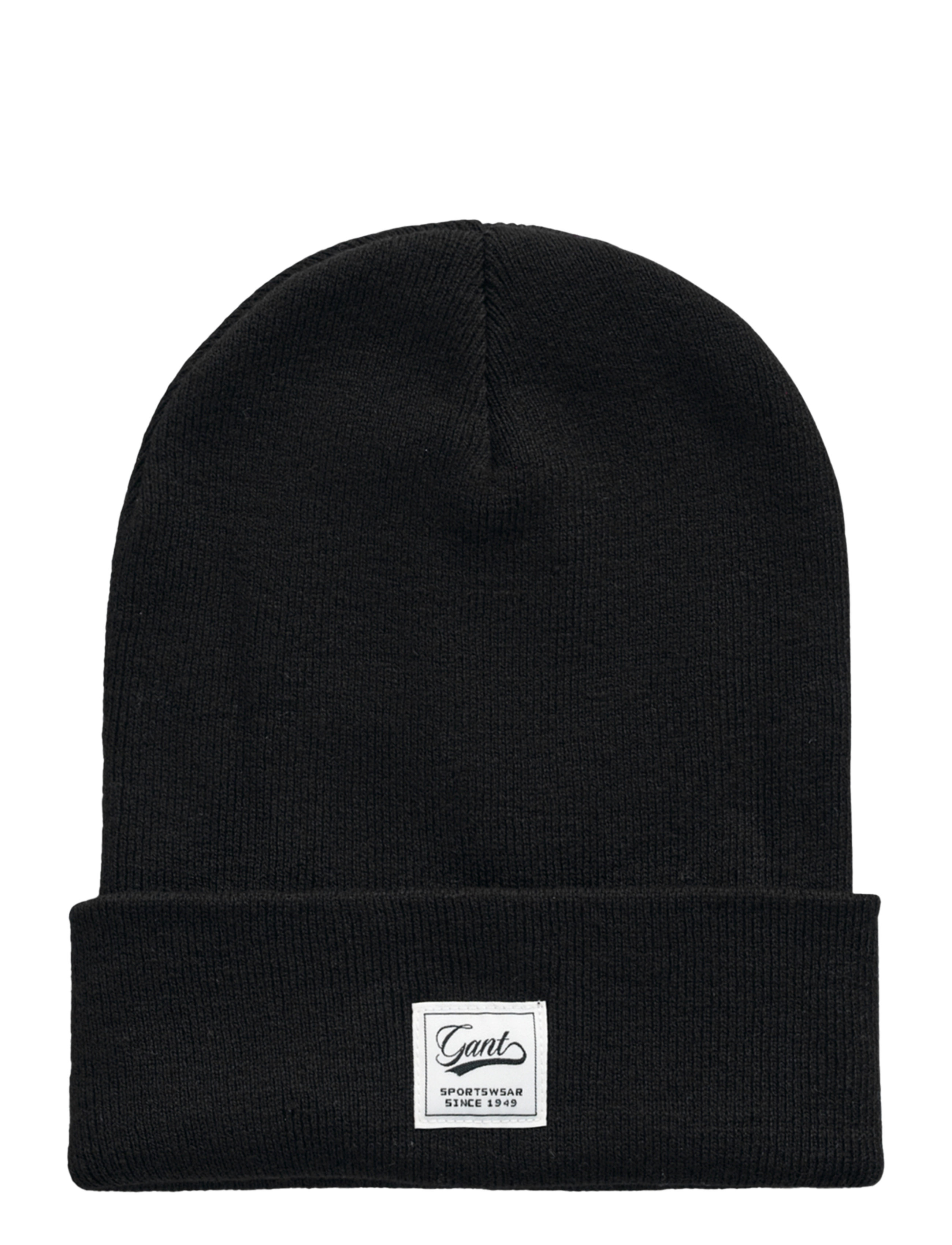 DOUBLE LAYERED BEANIE - BLACK