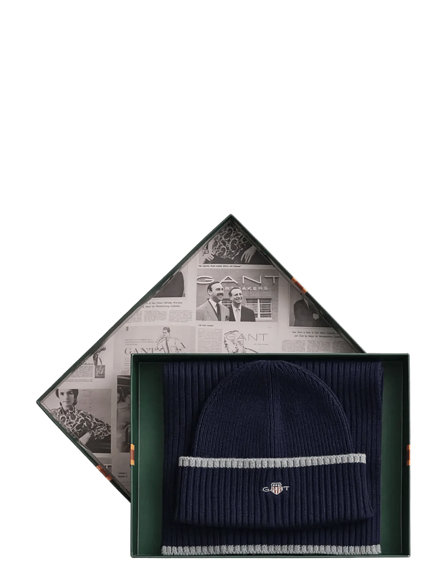 Gant - ESSENTIAL GIFT SET - winterschals - marine - 1