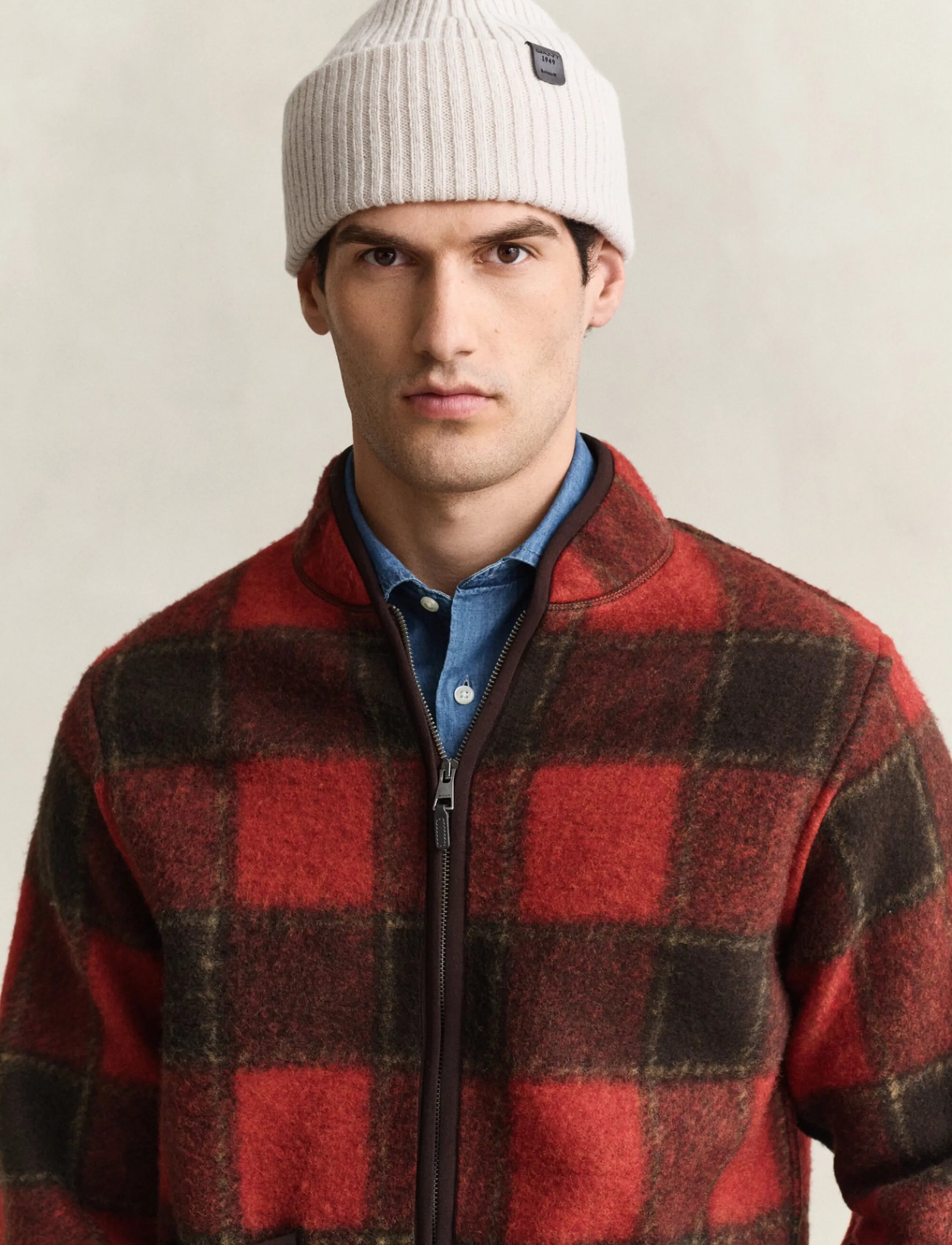 Gant - LAMBSWOOL BEANIE - clay beige - 1