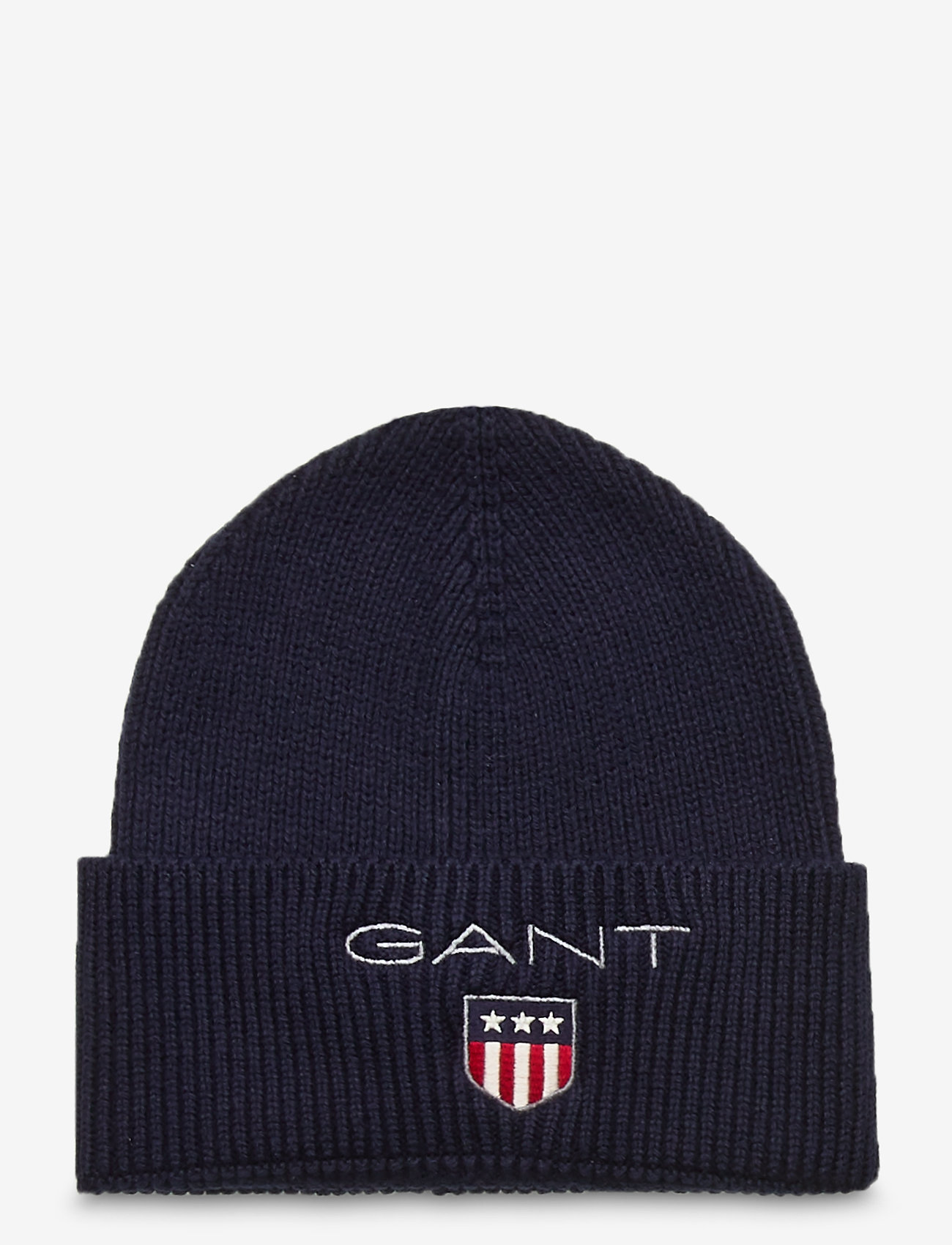 GANT - D1. MEDIUM SHIELD RIB BEANIE - evening blue - 0