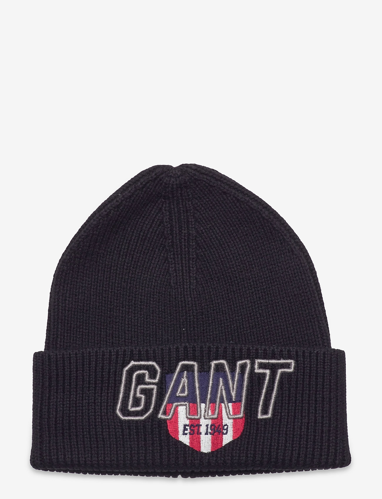 GANT - D2. SPORTY SHIELD RIB BEANIE - black - 0