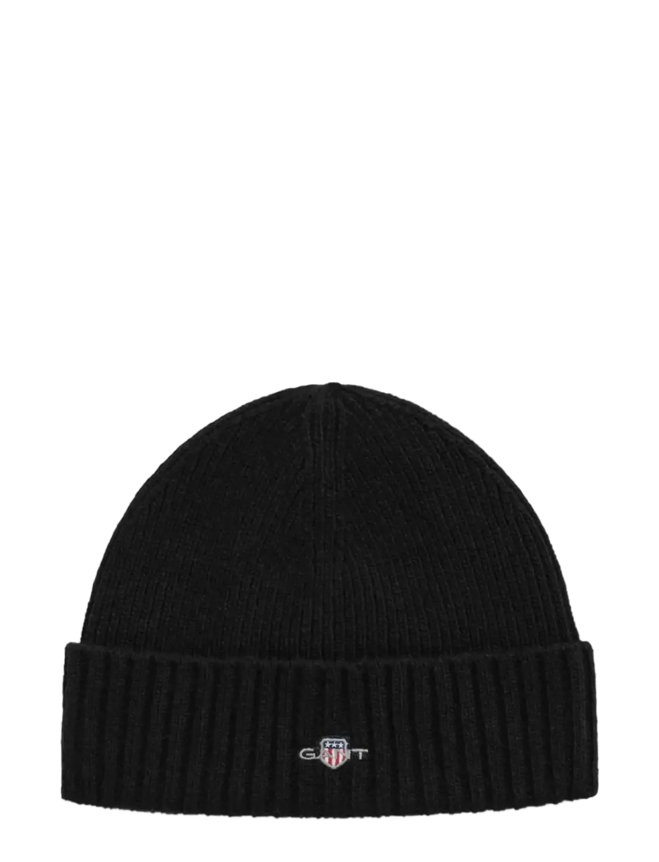 GANT SHIELD WOOL BEANIE - Aksessuaarid - BLACK / black