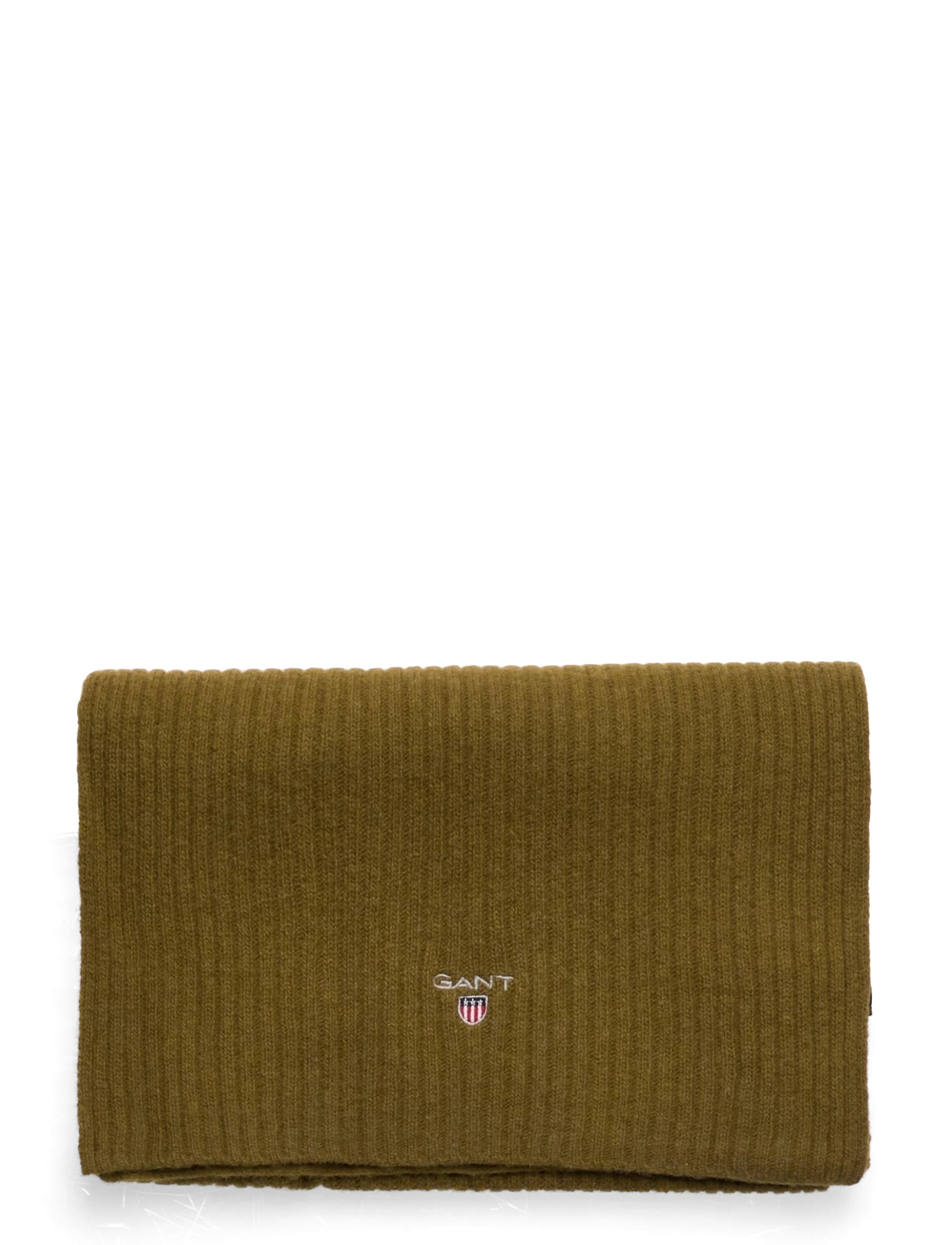 GANT - UNISEX. WOOL KNIT SCARF - autumn pear - 1