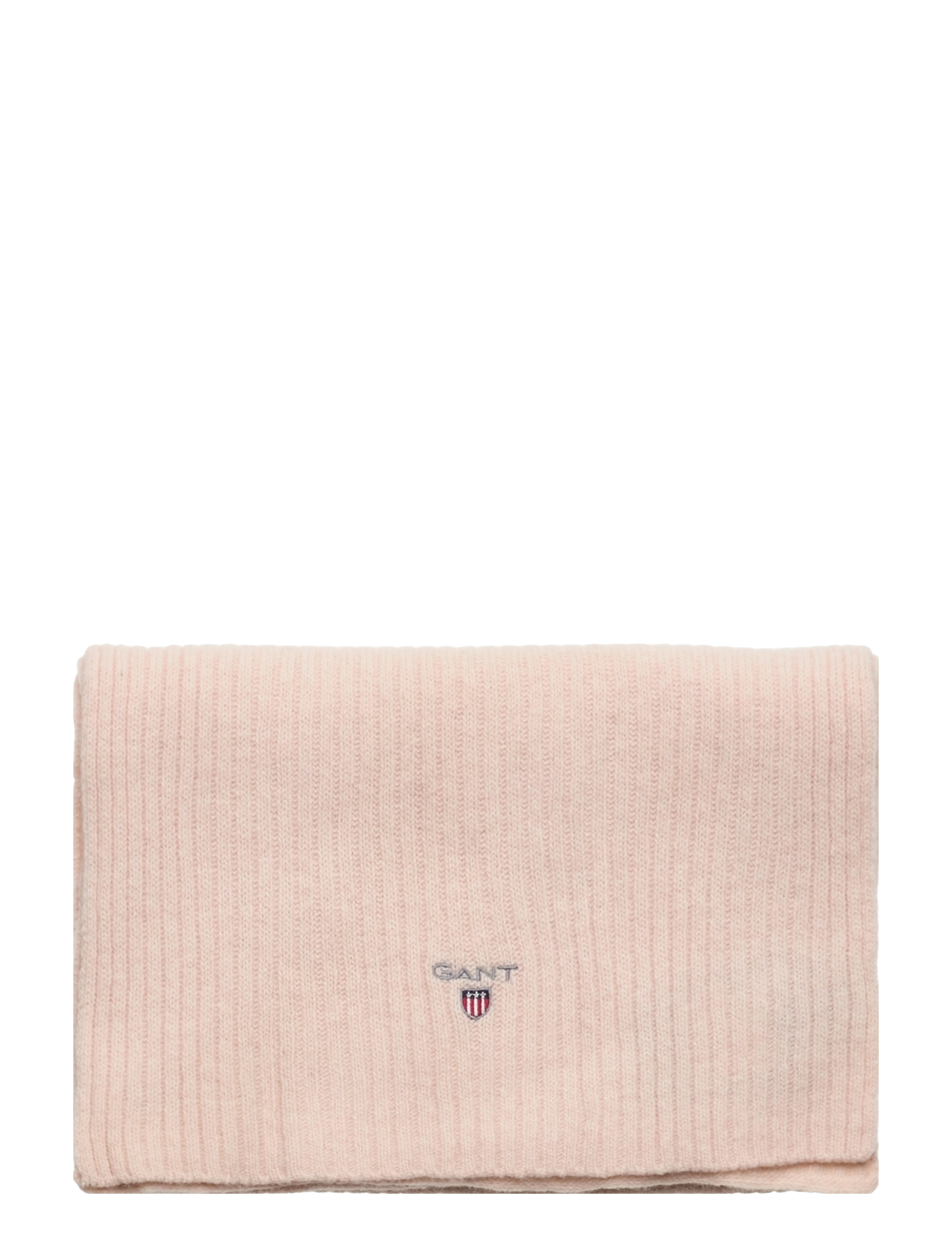 GANT - UNISEX. WOOL KNIT SCARF - silver peony - 1
