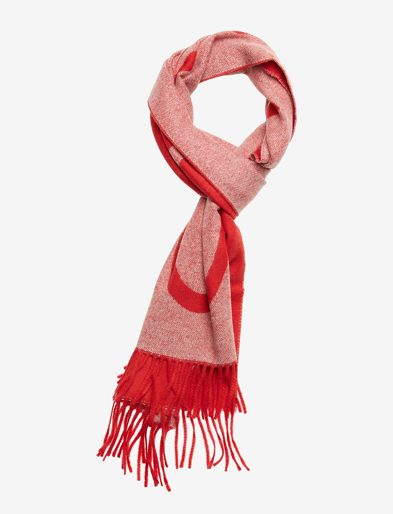 GANT - D1. LOGO WOOL SCARF - bright red - 0