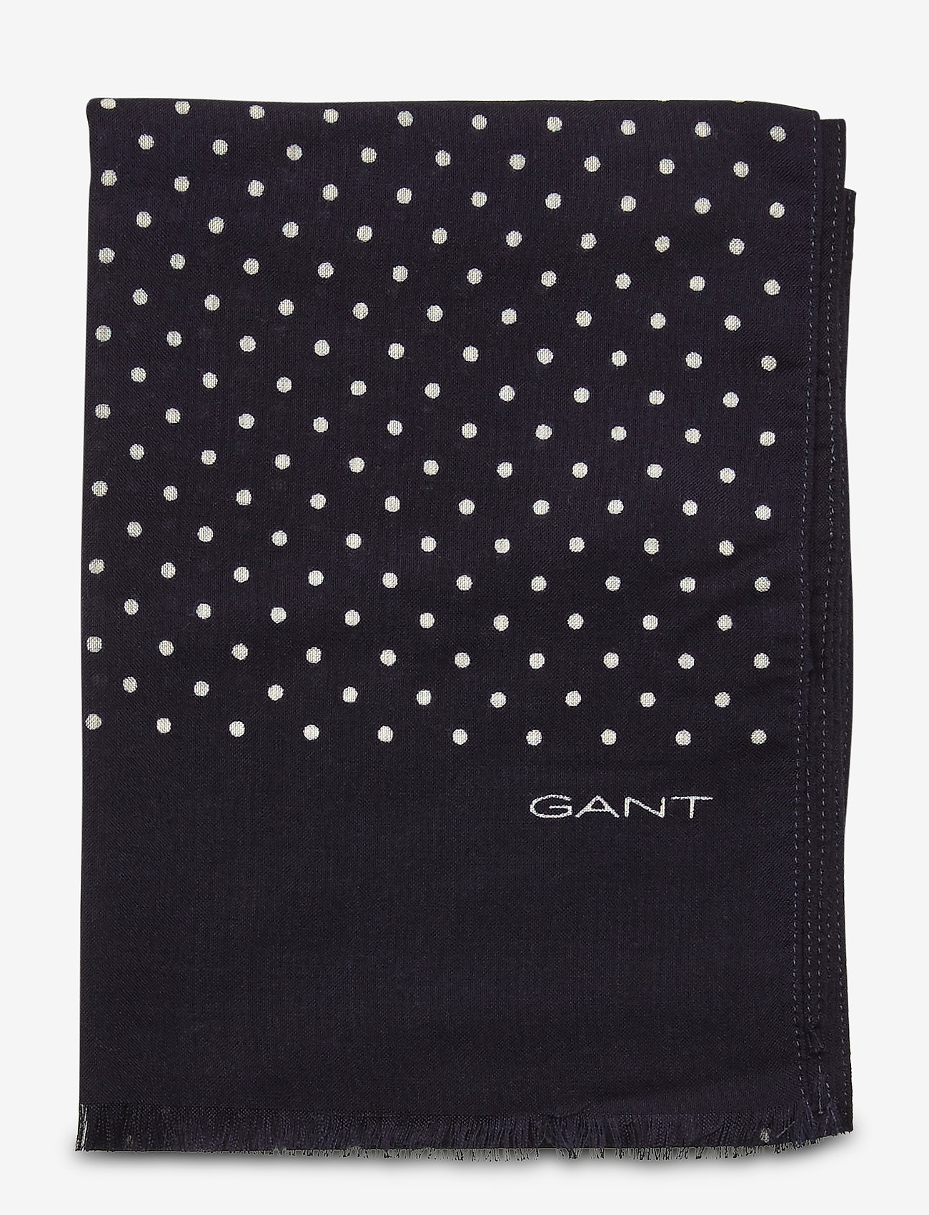 GANT - D1. POLKA DOT SCARF - evening blue - 1