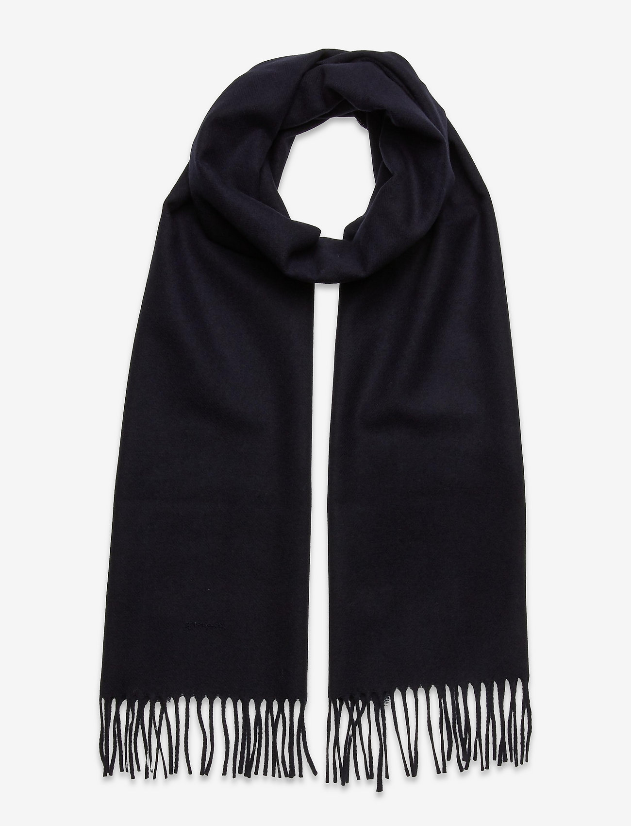 GANT - UNISEX. SOLID WOOL SCARF - evening blue - 0