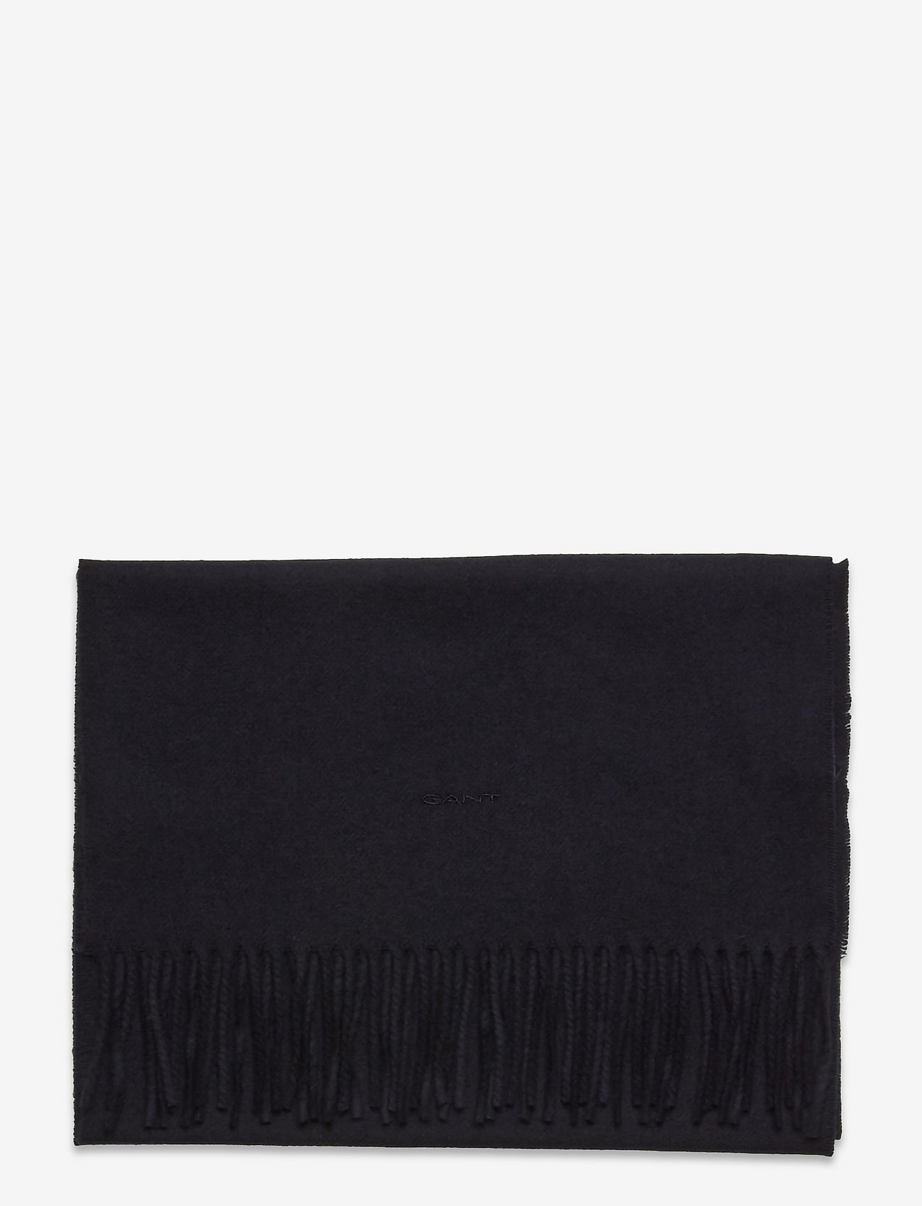 GANT - UNISEX. SOLID WOOL SCARF - evening blue - 1