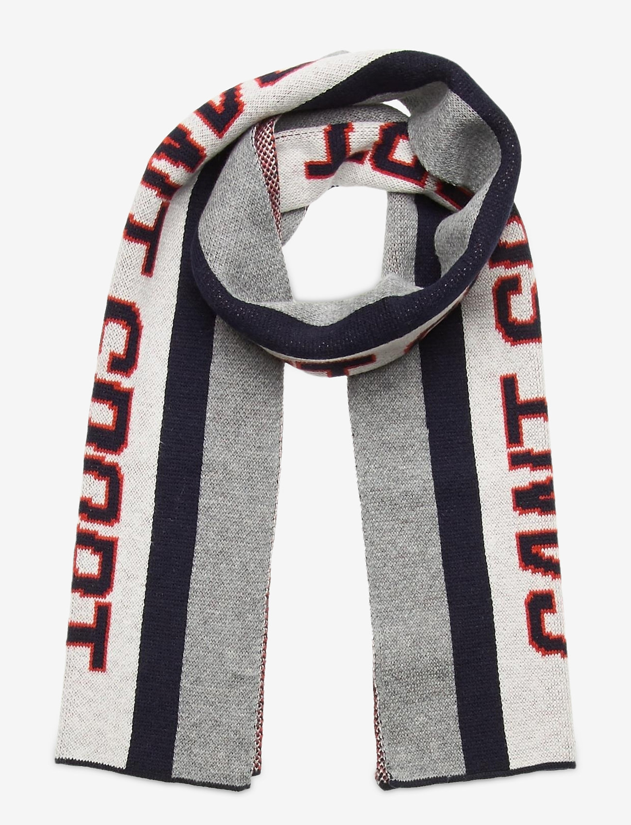 GANT - D1. GANT SPORT KNITTED SCARF - light grey melange - 0