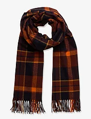 GANT - D2. WOOL CHECK SCARF - red spice - 0