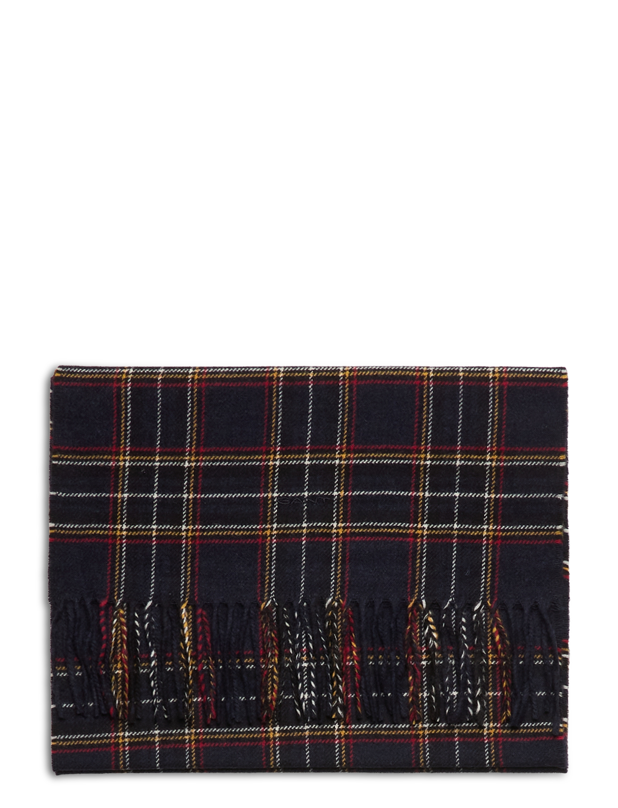 GANT - D1. TARTAN WOVEN SCARF - marine - 2