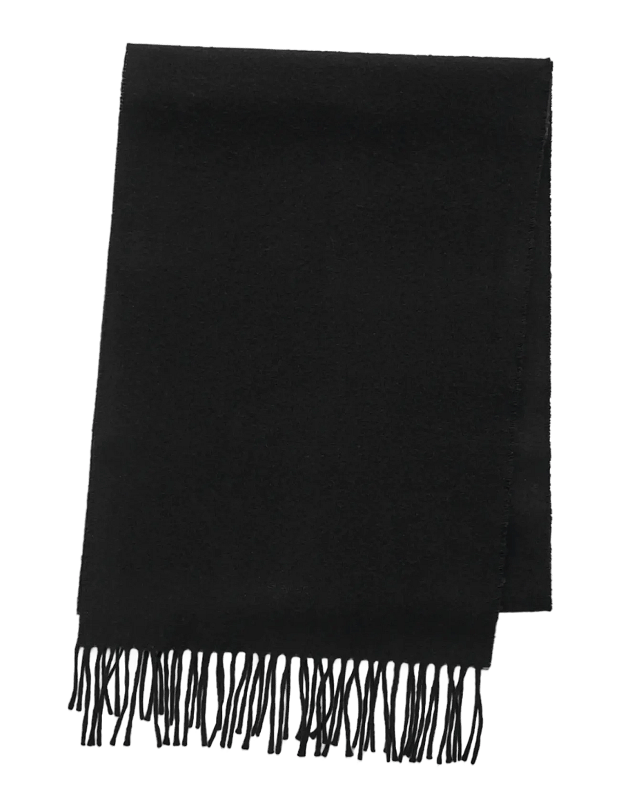 Gant - UNISEX. WOOL SCARF - halsdukar - black - 0